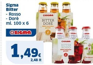 Sigma Sigma bitter offerta