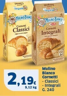 Sigma Mulino bianco cornetti offerta