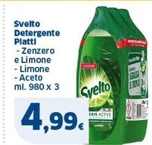 Sigma Svelto detergente piatti offerta