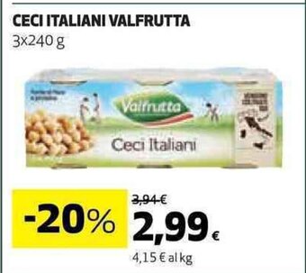 Coop CECI ITALIANI VALFRUTTA 3x240 g offerta