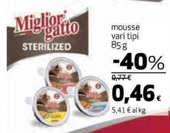 Coop mousse vari tipi 85 g offerta