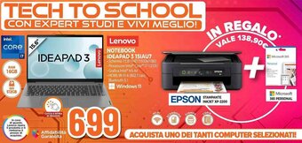 Expert LENOVO NOTEBOOK IDEAPAD 3 15IAU7 offerta