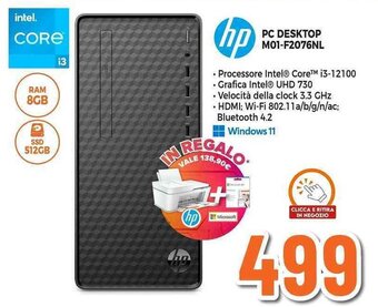 Expert HP PC DESKTOP M01-F2076NL offerta