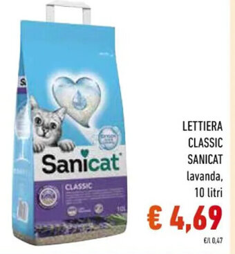 Spazio Conad LETTIERA CLASSIC SANICAT lavanda, 10 litri offerta