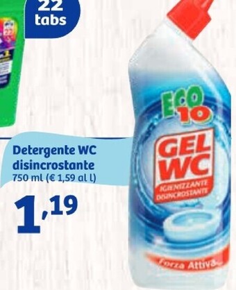 In'S Mercato Eco 10 - detergente wc disincrostante offerta