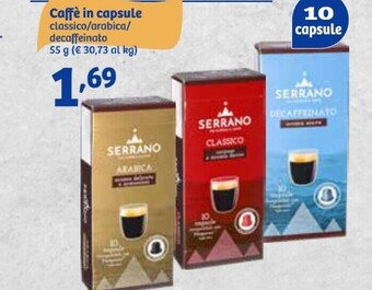 In'S Mercato Serrano caffe in capsule offerta