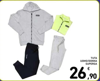 Spazio Conad TUTA UOMO/DONNA SUPERGA offerta