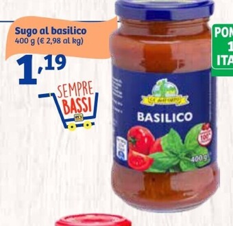 In'S Mercato Sugo al basilico offerta