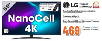 Expert LG TV LED 55 55NANO766QA offerta