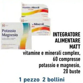 Spazio Conad INTEGRATORE ALIMENTARE MATT offerta