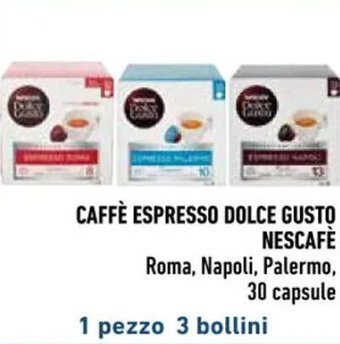 Spazio Conad CAFFÈ ESPRESSO DOLCE GUSTO NESCAFÈ 30 capsule offerta