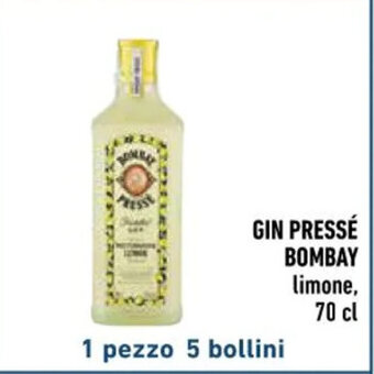 Spazio Conad GIN PRESSE BOMBAY limone, 70 cl offerta