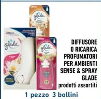 Spazio Conad DIFFUSORE O RICARICA PROFUMATORI PER AMBIENTI SENSE & SPRAY GLADE offerta