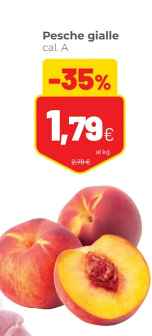 Coop Pesche gialle offerta