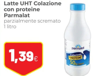 Coop Latte UHT Colazione con proteine Parmalat 1 litro offerta