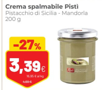 Crema spalmabile Pistì 200 g