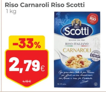Coop Riso Carnaroli Riso Scotti 1 kg offerta