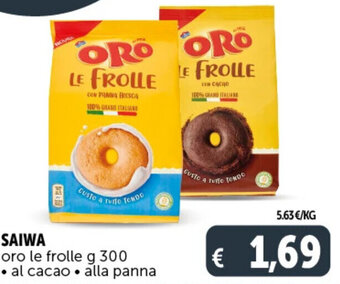 Deco Supermercati SAIWA oro le frolle g 300 offerta