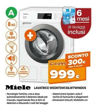 Miele Lavatrice WED675WCSILWTWINDOS