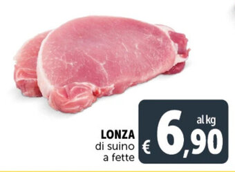 Deco Supermercati LONZA di suino a fette offerta