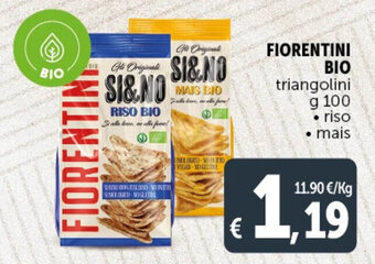 Deco Supermercati FIORENTINI BIO triangolini g 100 offerta