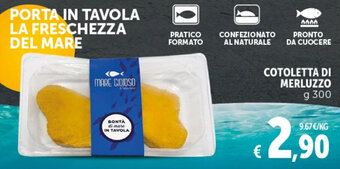 Deco Supermercati COTOLETTA DI MERLUZZO g 300 offerta