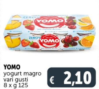 Deco Supermercati YOMO yogurt magro vari gusti 8 x g 125 offerta