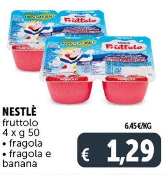 Deco Supermercati NESTLÈ fruttolo 4 x g 50 offerta