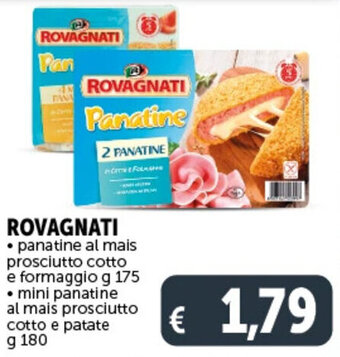 Deco Supermercati ROVAGNATI panatine al mais prosciutto cotto e formaggio g 175 offerta