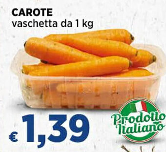 Coop CAROTE vaschetta da 1 kg offerta