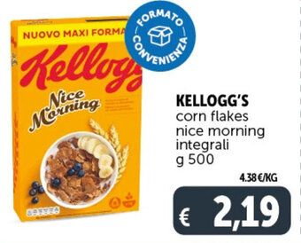 KELLOGG'S corn flakes nice morning integrali g 500