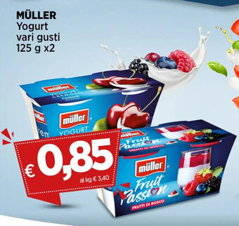 Coop MÜLLER Yogurt vari gusti 125 g x2 offerta