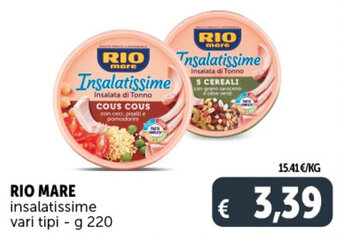Deco Supermercati RIO MARE insalatissime vari tipi - g 220 offerta