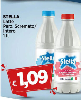 Coop STELLA Latte Parz. Scremato/ Intero 1 Lt offerta