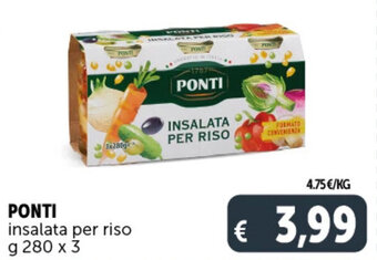 Deco Supermercati PONTI insalata per riso g 280 x 3 offerta