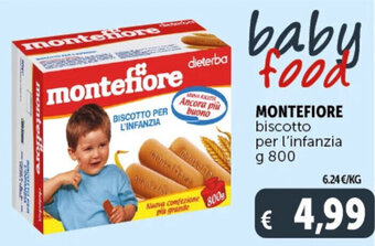 Deco Supermercati MONTEFIORE biscotto per l'infanzia g 800 offerta