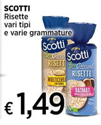 Coop Scotti Risette vari tipi offerta