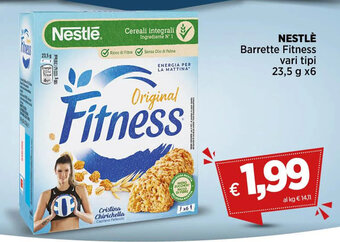 Coop NESTLÈ Barrette Fitness vari tipi 23,5 g x6 offerta