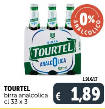 Deco Supermercati TOURTEL birra analcolica cl 33 x 3 offerta