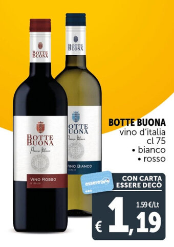 BOTTE BUONA vino d'italia cl 75