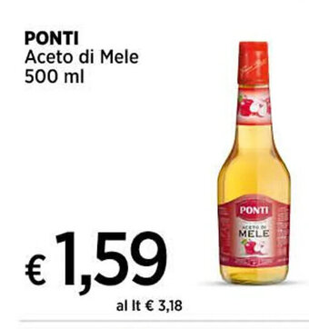 Coop PONTI Aceto di Mele 500 ml offerta