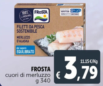 Deco Supermercati FROSTA cuori di merluzzo g 340 offerta