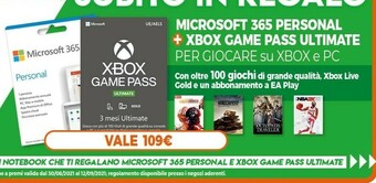 Microsoft 365 Personal + Xbox Game Pass Ultimate