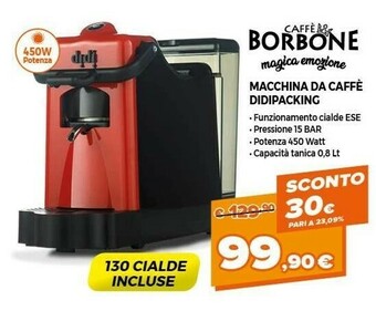 Expert Caffe borbone Macchina Da Caffe Didipacking offerta