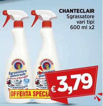 Coop CHANTECLAIR Sgrassatore vari tipi 600 ml x2 offerta