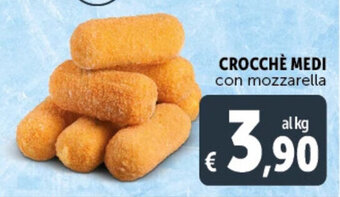 Deco Supermercati CROCCHÈ MEDI con mozzarella offerta