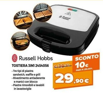 Russell hobbs Tostiera 3 In 1 2454056
