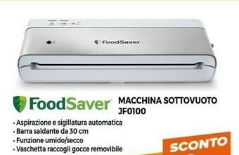 Expert Foodsaver Macchina Sottovuoto JF0100 offerta
