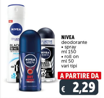 Deco Supermercati NIVEA deodorante spray ml 150 offerta
