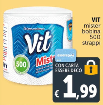 Deco Supermercati VIT mister bobina 500 strappi offerta